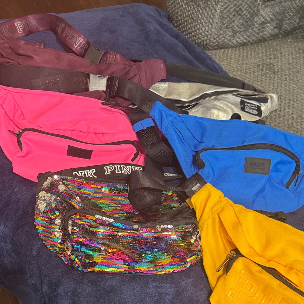 PINK Victoria's Secret Colorful Crossbody Bag Collection